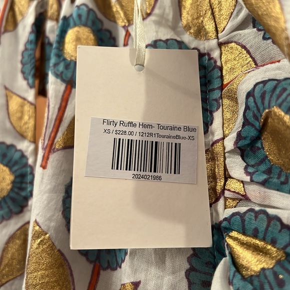 Oliphant Flirty Ruffle Hem Mini Dress - Picture 7 of 9